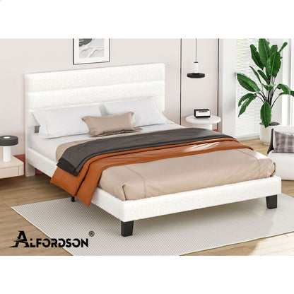 Preston Boucle Bed Frame