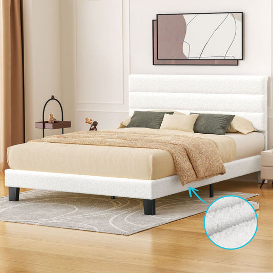 Preston Boucle Bed Frame
