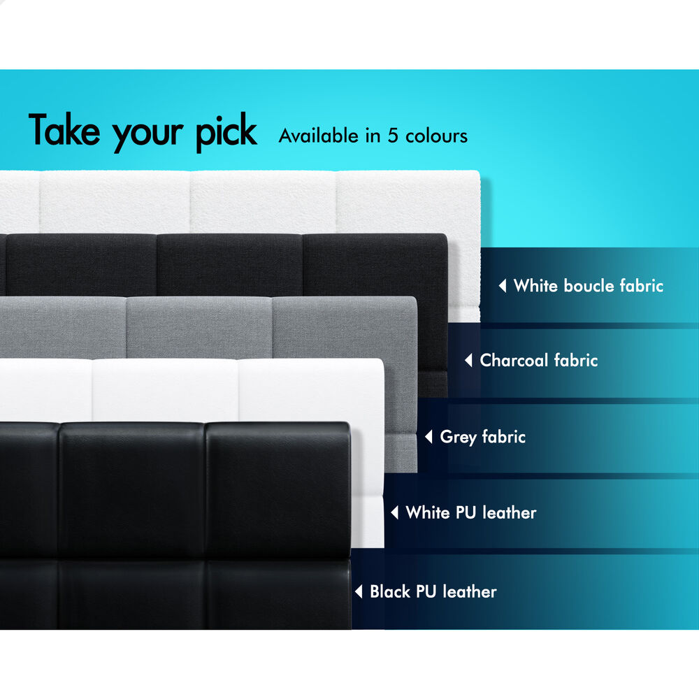 Adelaide Faux Leather Bed Frame Black