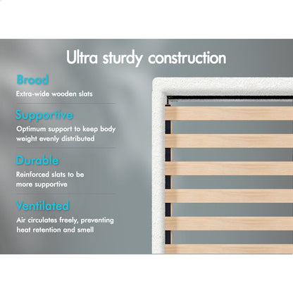 Adelaide Boucle Bed Frame