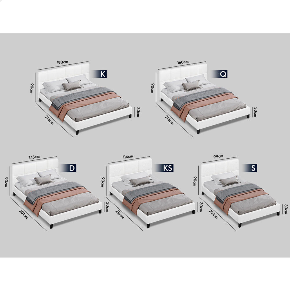 Adelaide Boucle Bed Frame