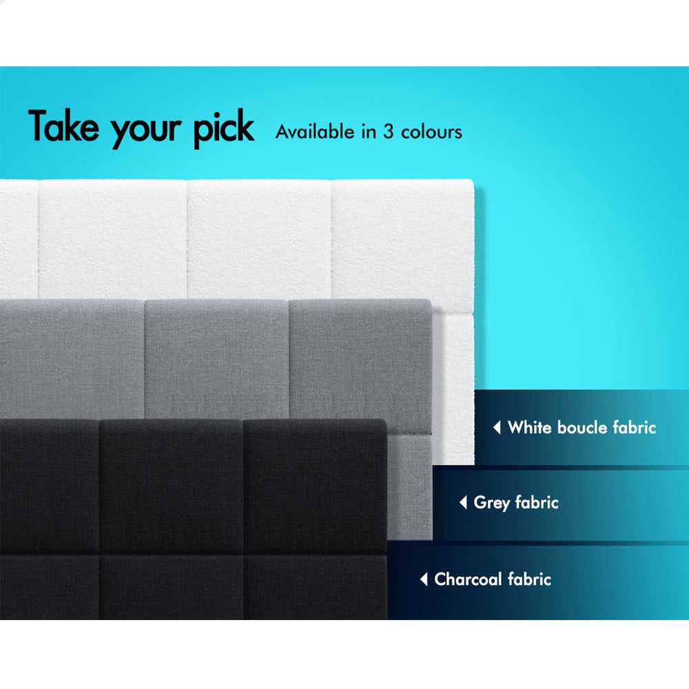 Adelaide Upholstered Bed Frame Charcoal