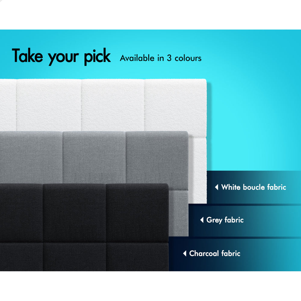 Adelaide Upholstered Bed Frame Grey