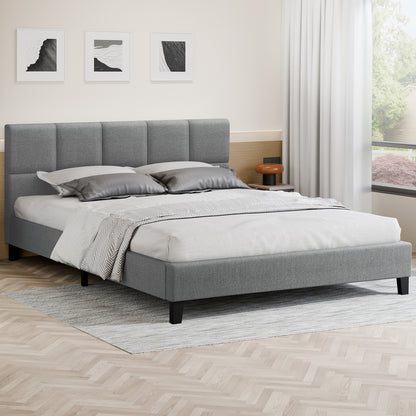 Adelaide Upholstered Bed Frame Grey