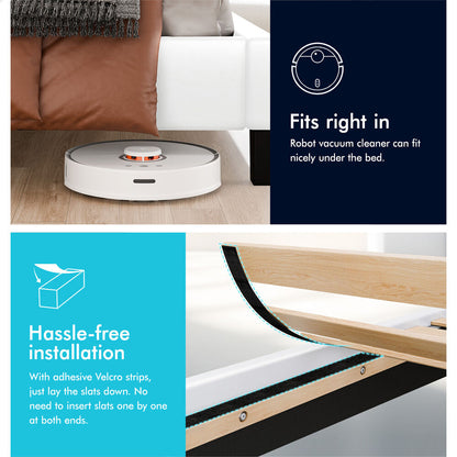 Adelaide Faux Leather Bed Frame White