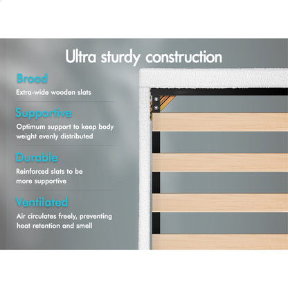 Houston Boucle Gas Lift Bed