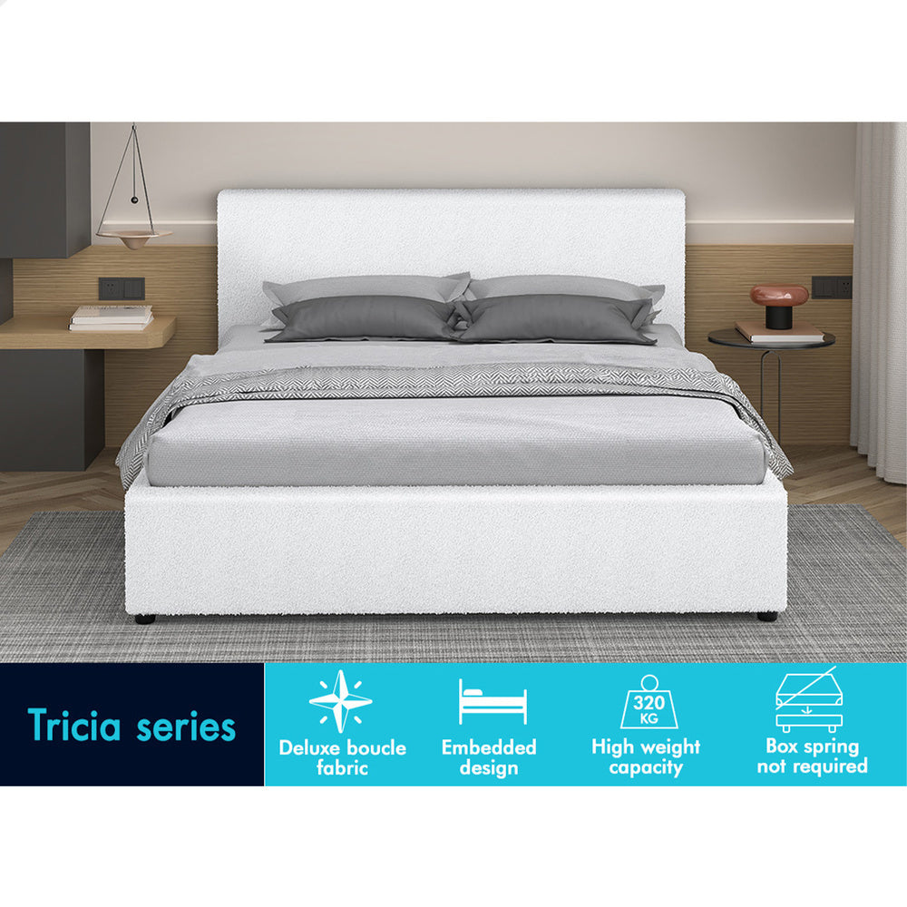 Houston Boucle Gas Lift Bed