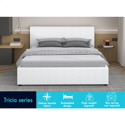 Houston Boucle Gas Lift Bed