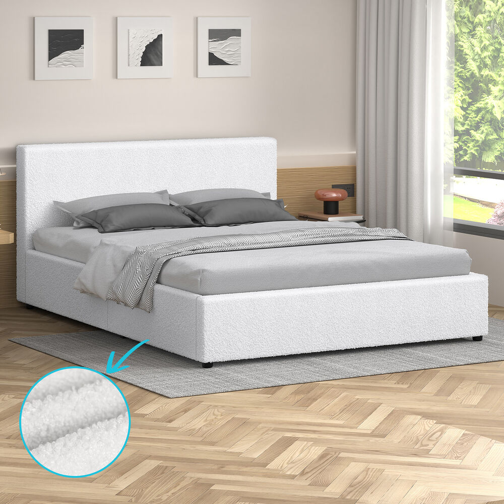 Houston Boucle Gas Lift Bed