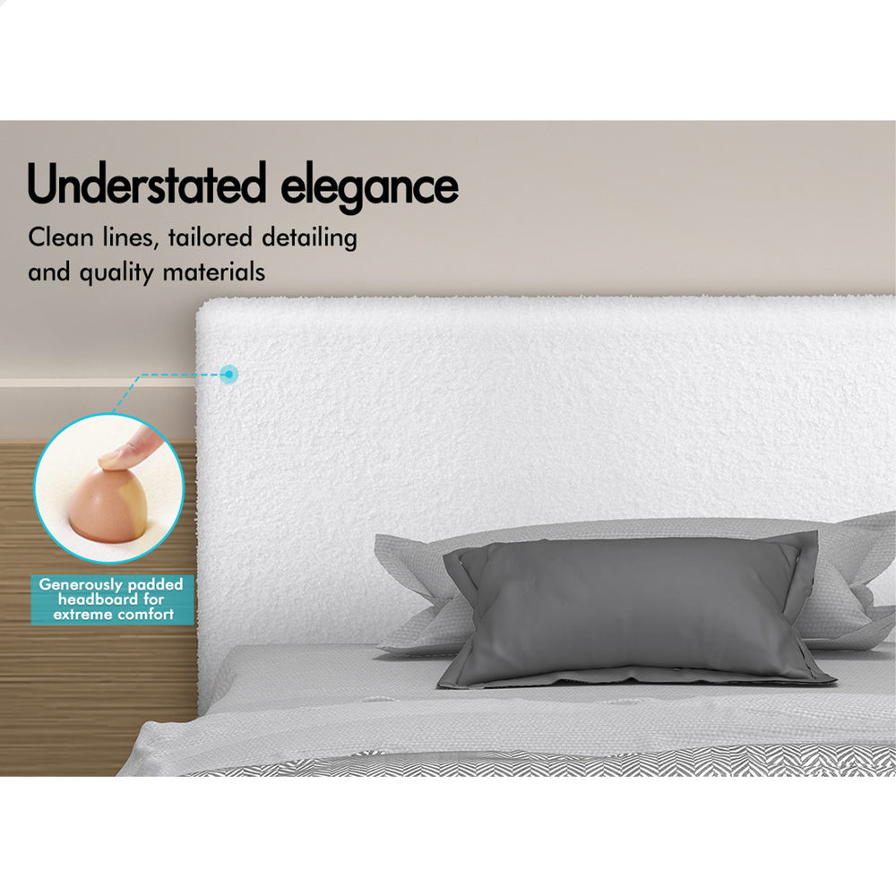 Houston Boucle Gas Lift Bed