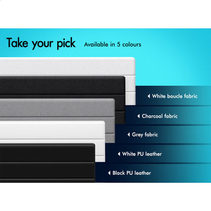 Black Aurora Upholstered Gas Lift Bed