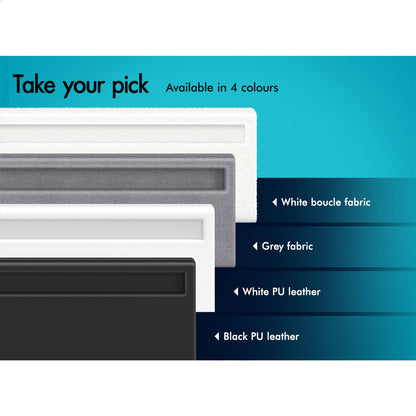 Caledon PU Leather Gas Lift Bed Black