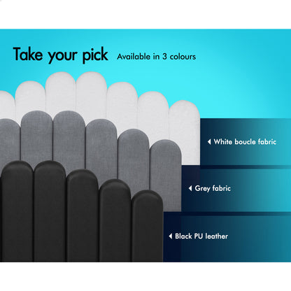 Roswell Faux Leather Gas Lift Bed Black