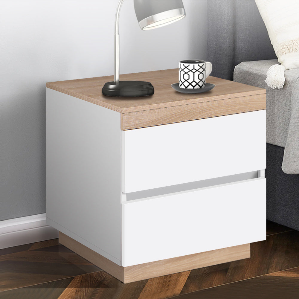 White Esper Bedside Table