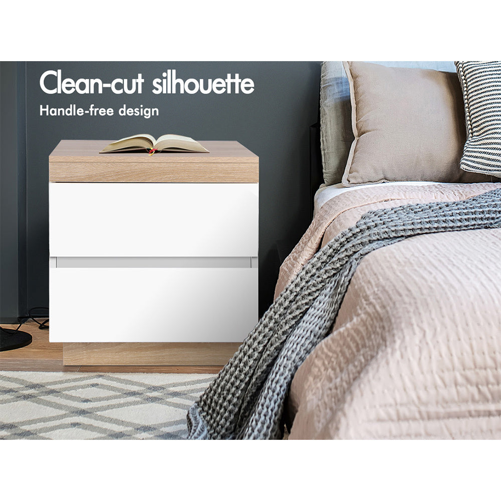 White Esper Bedside Table