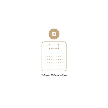 8cm Memory Foam Mattress Topper – Double