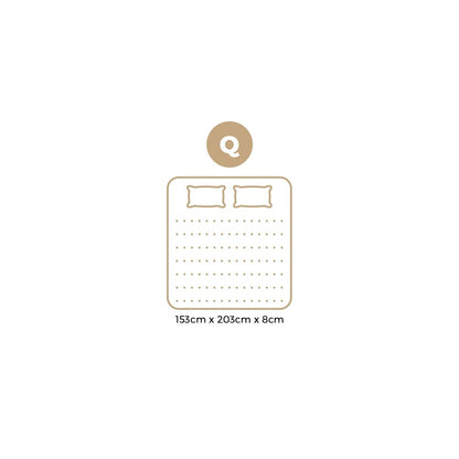 8cm Memory Foam Mattress Topper – Queen
