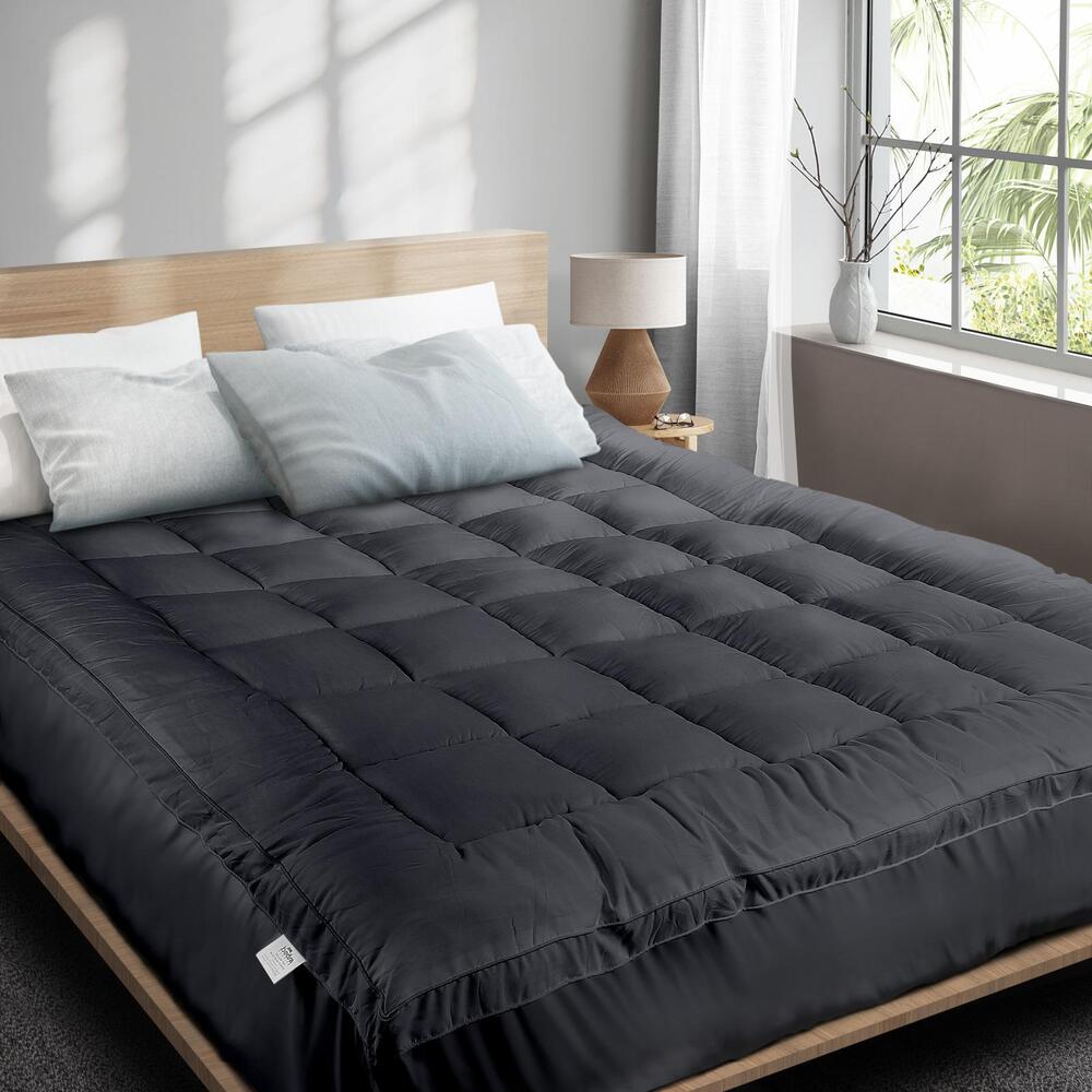 Charcoal Pillowtop Mattress Topper