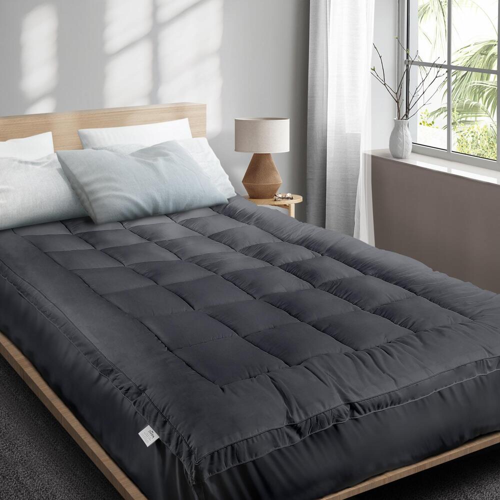 Charcoal Pillowtop Mattress Topper