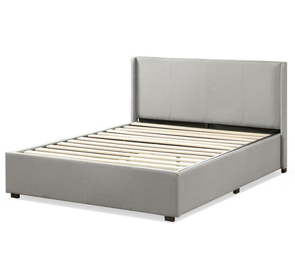 Maddon Gas Lift Bed Frame - Queen | Light Grey