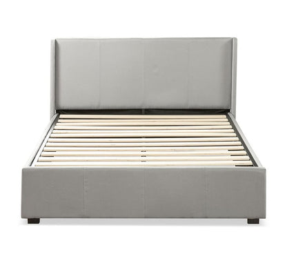 Maddon Gas Lift Bed Frame - Queen | Light Grey