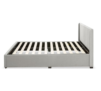 Maddon Gas Lift Bed Frame - Queen | Light Grey