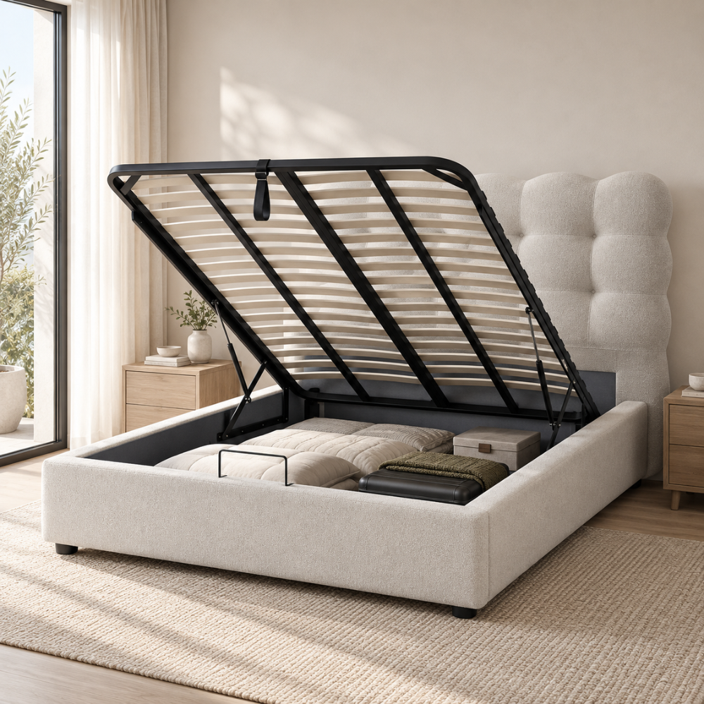Mersea Gas Lift Bed Frame