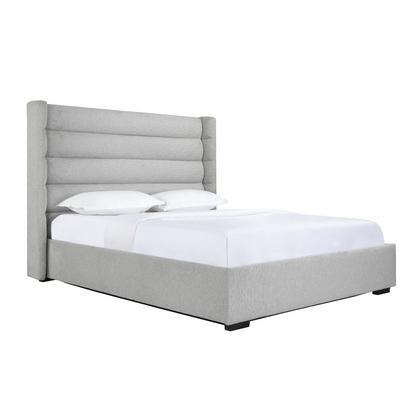 Mosman Gas Lift Upholstered King Bed Frame