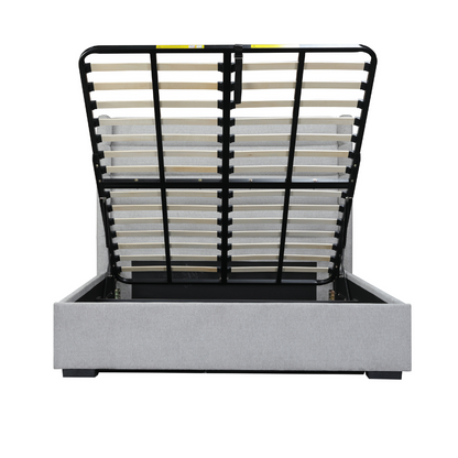 Mosman Gas Lift Upholstered King Bed Frame
