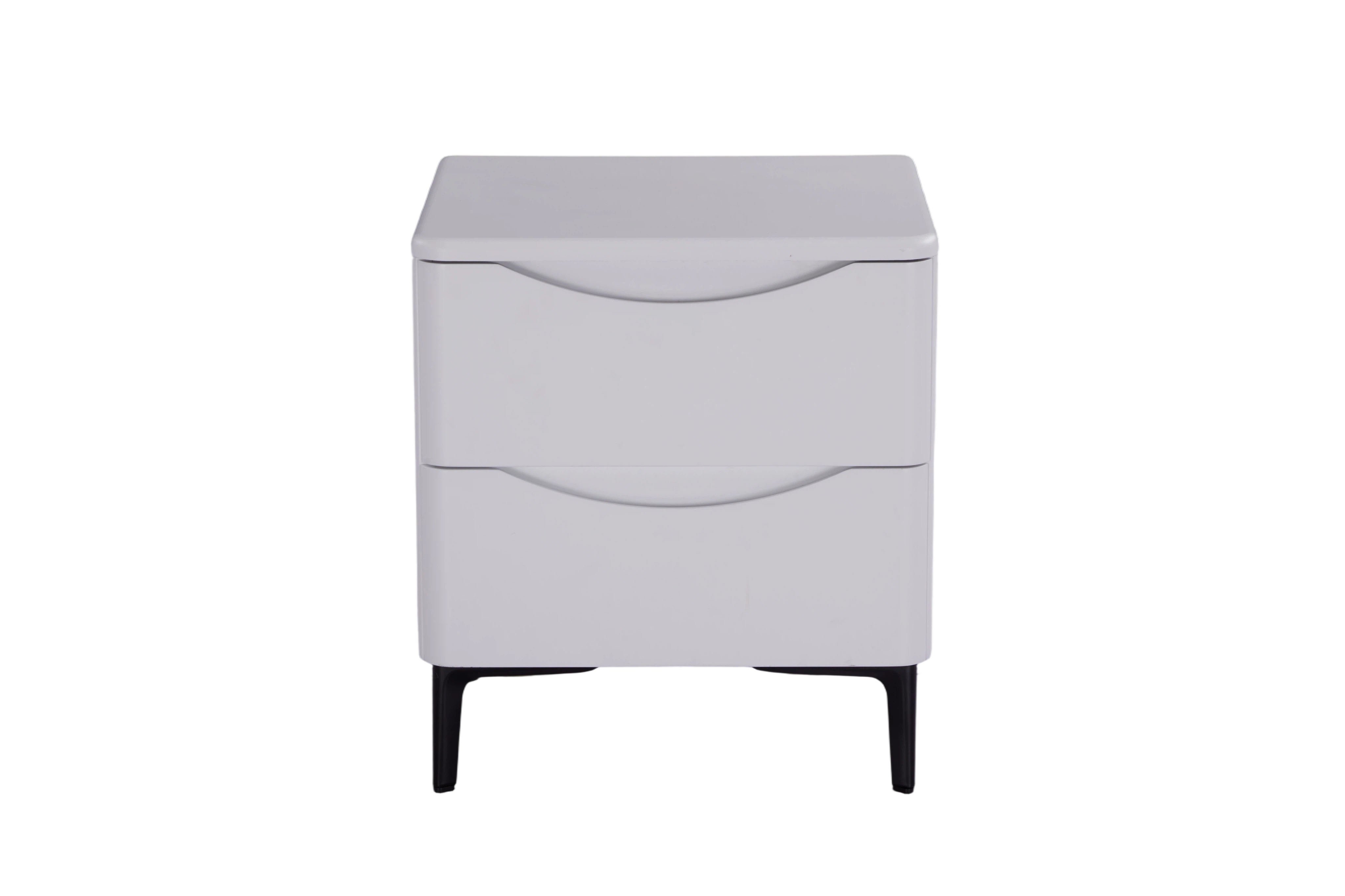 Patras Bedside 2 Drawer White