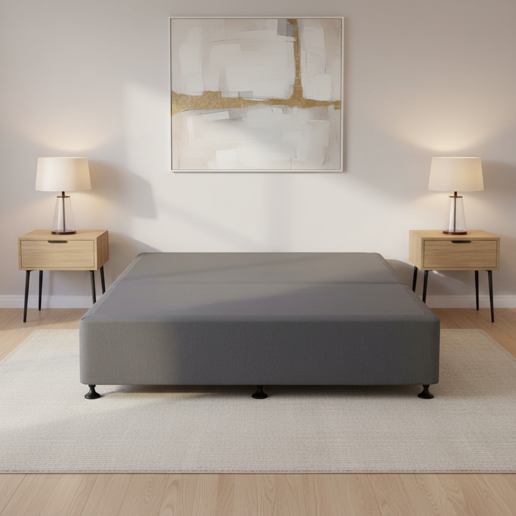 2 Drawer Premium Platform Double Base Graphite