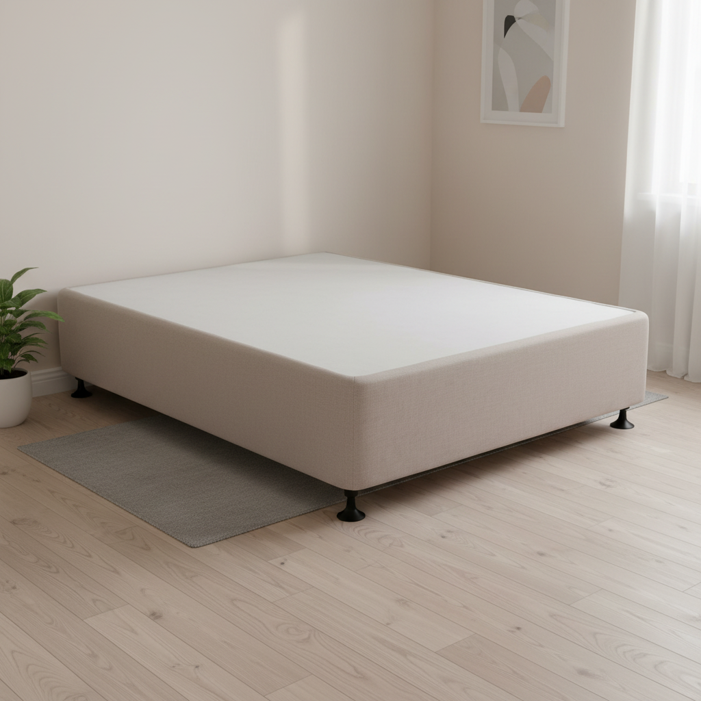 Premium Platform Long Single Base Soft Grey