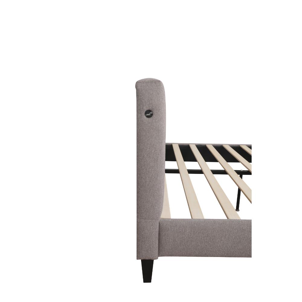 Marion Upholstered Bed Frame With USB