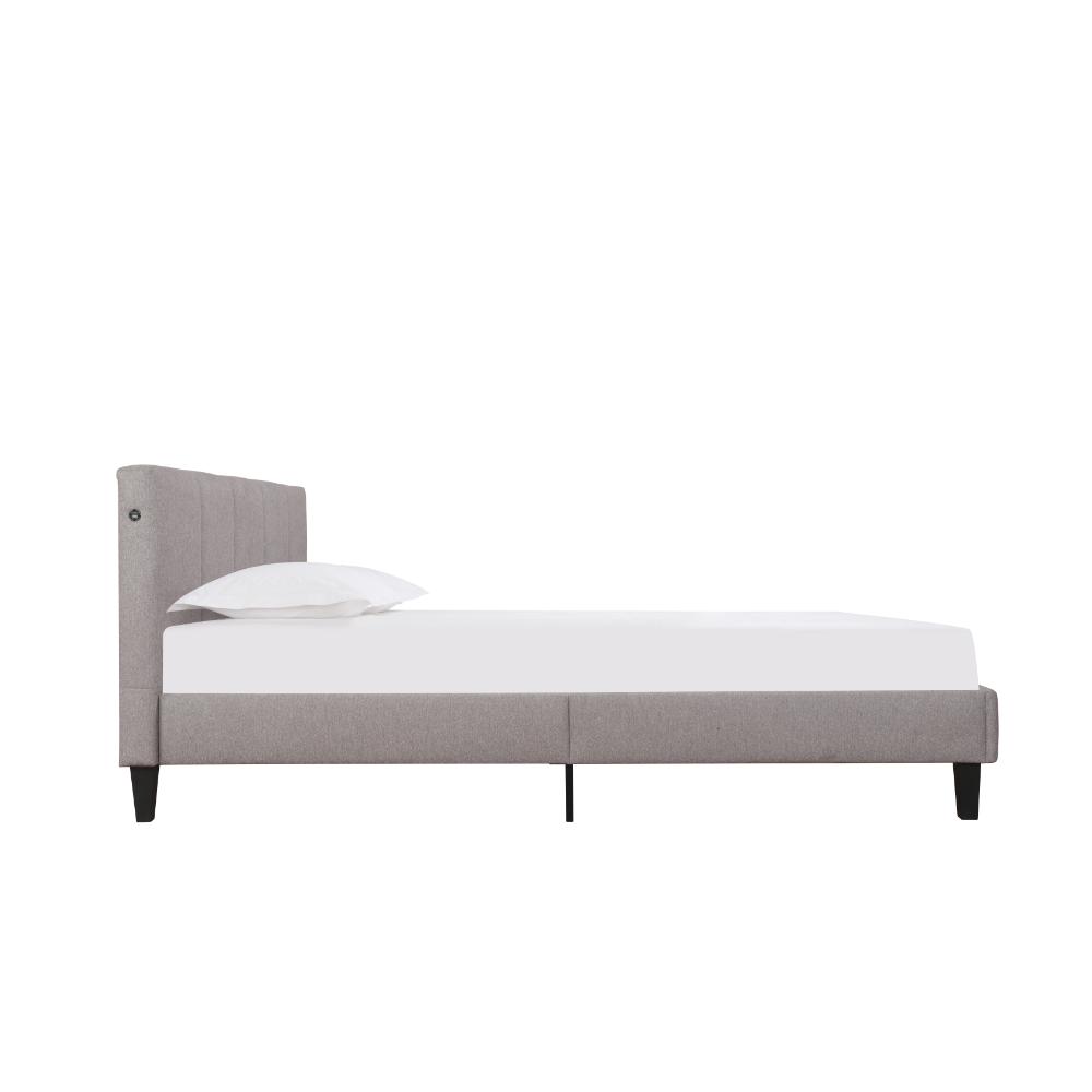 Marion Upholstered Bed Frame With USB