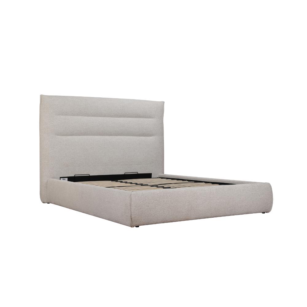 Botany Gas Lift Bed Frame Cream
