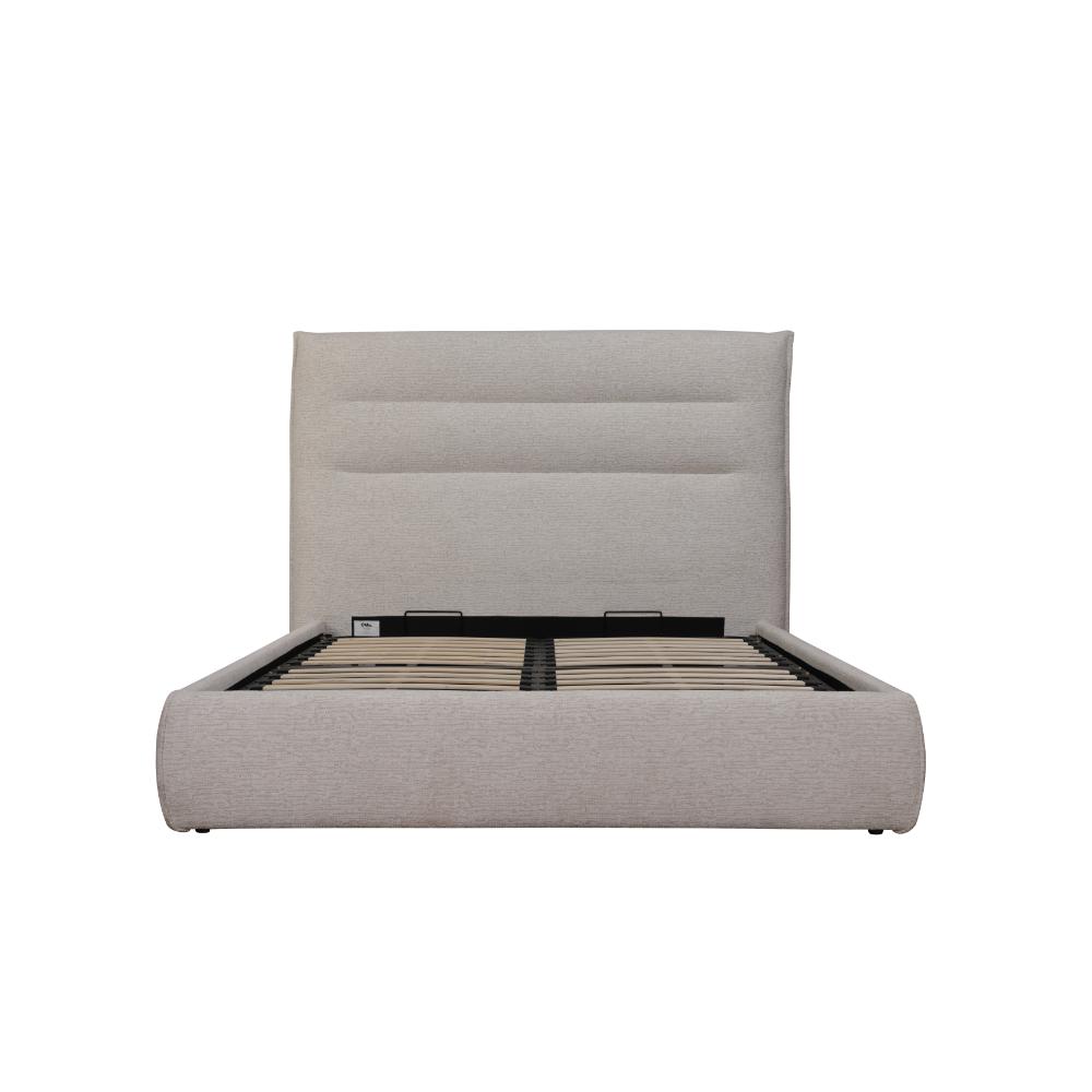 Botany Gas Lift Bed Frame Cream