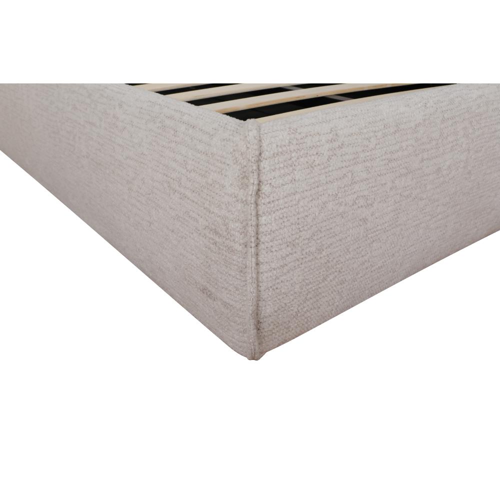 Botany Gas Lift Bed Frame Cream