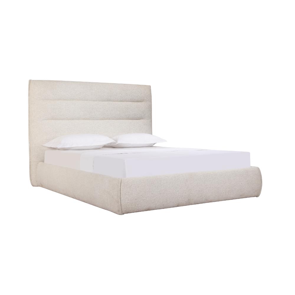 Botany Gas Lift Bed Frame Cream