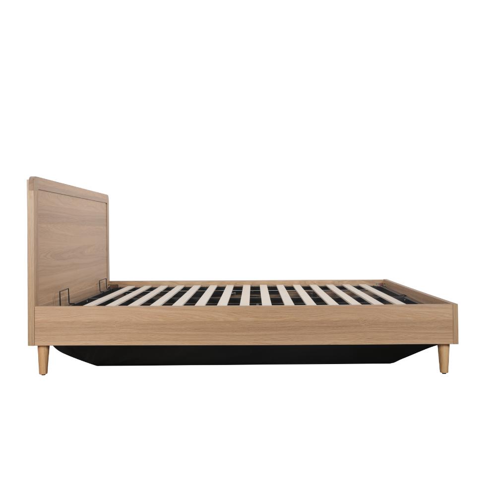 Loft Gas Lift Bed Frame Oak Queen