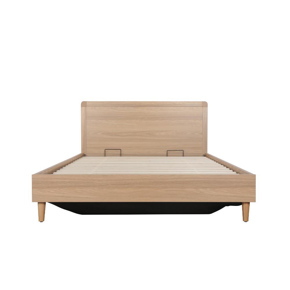 Loft Gas Lift Bed Frame Oak Queen