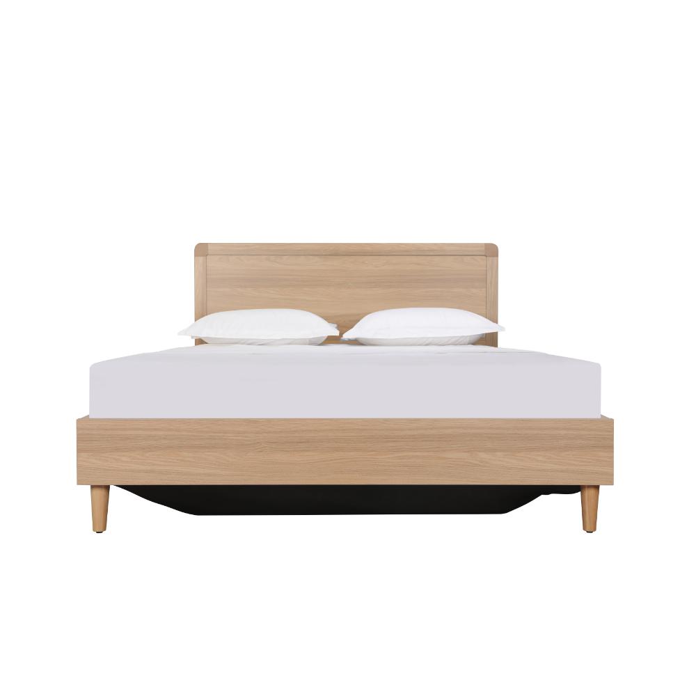 Loft Gas Lift Bed Frame Oak Queen
