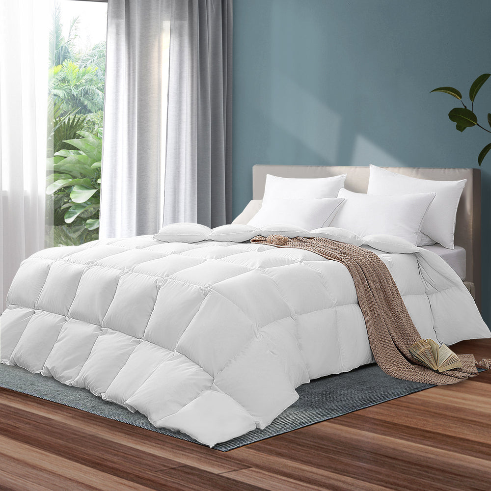 Aldrin 700GSM Goose Down Quilt White