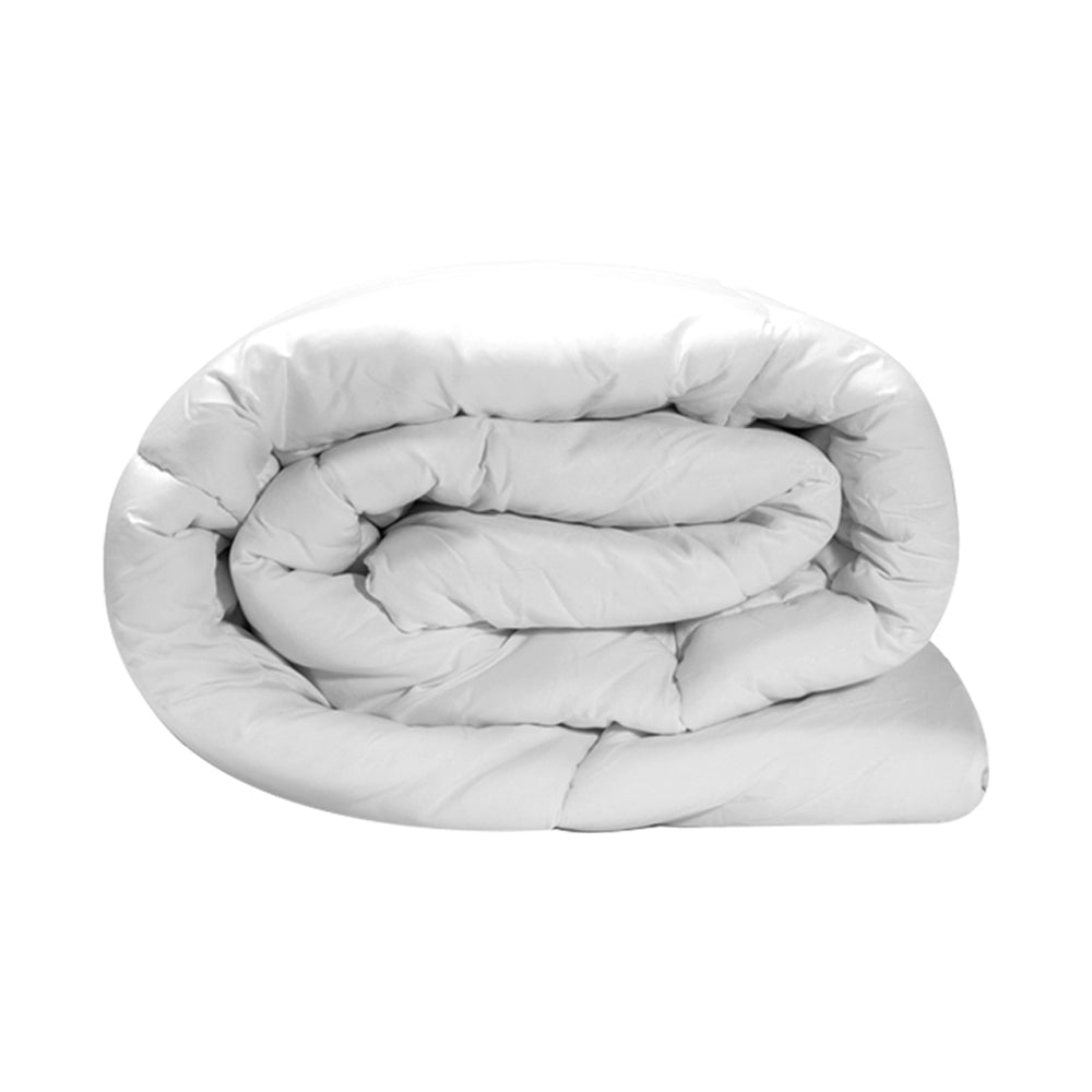 Solenne Super King Microfibre Quilt White