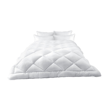 Solenne Super King Microfibre Quilt White