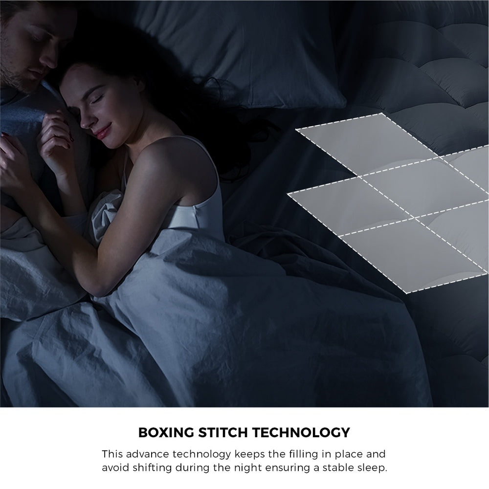 Solenne Super King Microfibre Quilt White