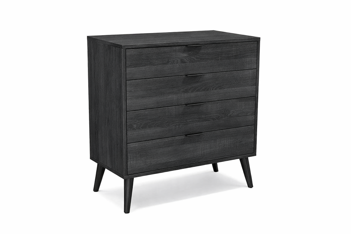 Rio 4 Draw Tallboy  Charcoal