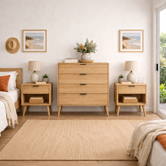 Rio Bedroom Set Oak
