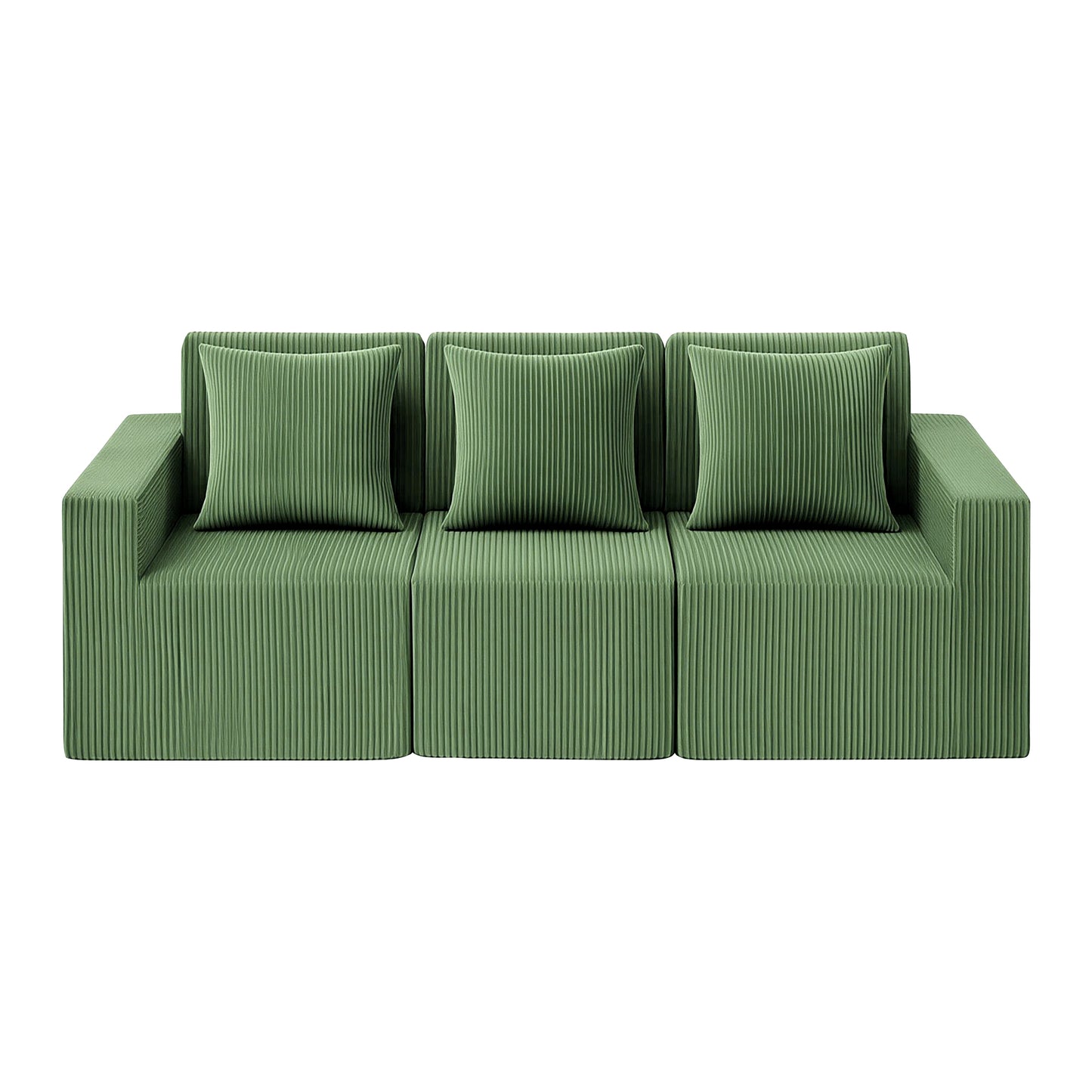 Virello 3-Seater Sofa Green