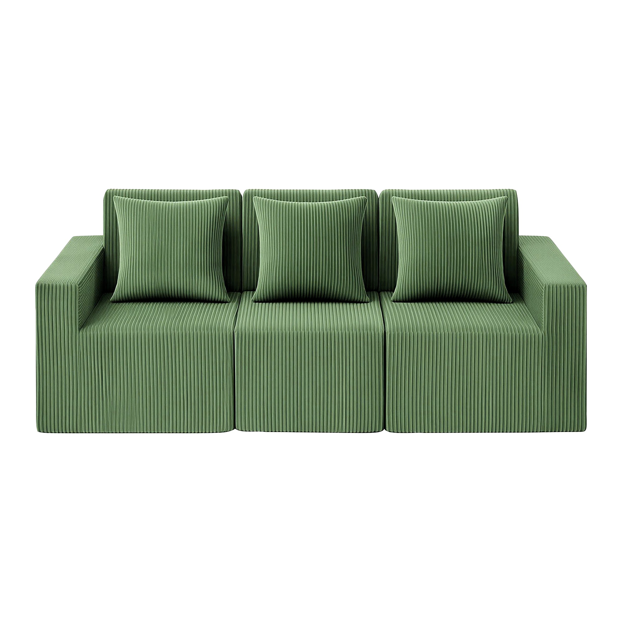 Virello 3-Seater Sofa Green