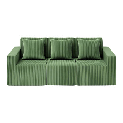 Virello 3-Seater Sofa Green